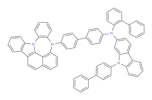 N-(4'-(4H-4,8b-diazaindeno[1,2,3-gh]pleiaden-4-yl)-[1,1'-biphenyl]-4-yl)-N-([1,1'-biphenyl]-2-yl)-9-([1,1'-biphenyl]-4-yl)-9H-carbazol-2-amine