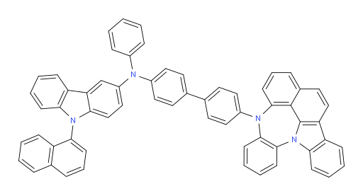 N-(4'-(4H-4,8b-diazaindeno[1,2,3-gh]pleiaden-4-yl)-[1,1'-biphenyl]-4-yl)-9-(naphthalen-1-yl)-N-phenyl-9H-carbazol-3-amine