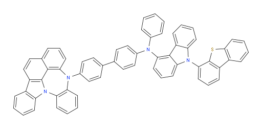 N-(4'-(4H-4,8b-diazaindeno[1,2,3-gh]pleiaden-4-yl)-[1,1'-biphenyl]-4-yl)-9-(dibenzo[b,d]thiophen-4-yl)-N-phenyl-9H-carbazol-4-amine