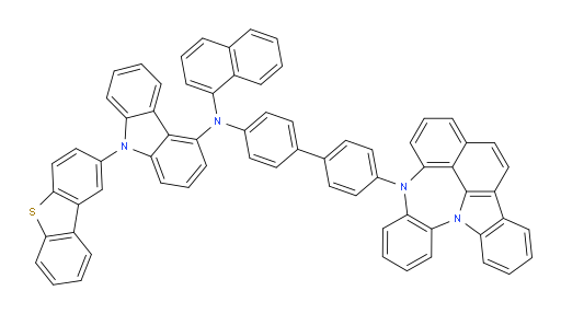 N-(4'-(4H-4,8b-diazaindeno[1,2,3-gh]pleiaden-4-yl)-[1,1'-biphenyl]-4-yl)-9-(dibenzo[b,d]thiophen-2-yl)-N-(naphthalen-1-yl)-9H-carbazol-4-amine