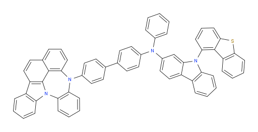 N-(4'-(4H-4,8b-diazaindeno[1,2,3-gh]pleiaden-4-yl)-[1,1'-biphenyl]-4-yl)-9-(dibenzo[b,d]thiophen-1-yl)-N-phenyl-9H-carbazol-2-amine