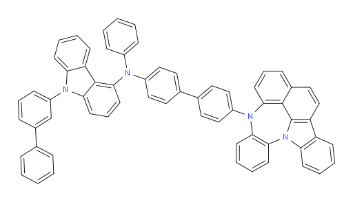 N-(4'-(4H-4,8b-diazaindeno[1,2,3-gh]pleiaden-4-yl)-[1,1'-biphenyl]-4-yl)-9-([1,1'-biphenyl]-3-yl)-N-phenyl-9H-carbazol-4-amine