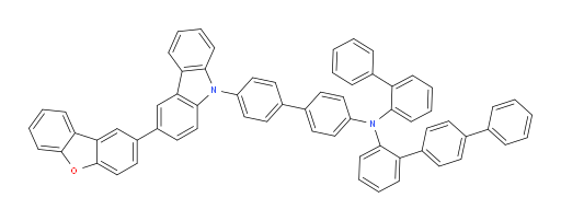 N-([1,1'-biphenyl]-2-yl)-N-(4'-(3-(dibenzo[b,d]furan-2-yl)-9H-carbazol-9-yl)-[1,1'-biphenyl]-4-yl)-[1,1':4',1''-terphenyl]-2-amine