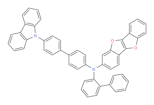N-(4'-(9H-carbazol-9-yl)-[1,1'-biphenyl]-4-yl)-N-([1,1'-biphenyl]-2-yl)benzofuro[3,2-b]benzofuran-2-amine