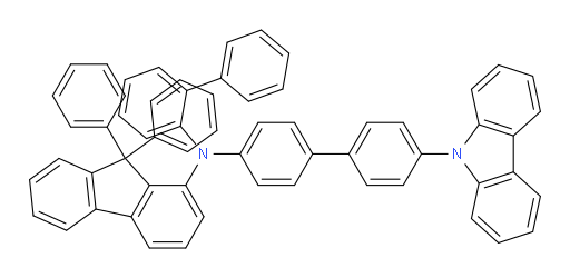 N-(4'-(9H-carbazol-9-yl)-[1,1'-biphenyl]-4-yl)-N-([1,1'-biphenyl]-2-yl)-9,9-diphenyl-9H-fluoren-1-amine