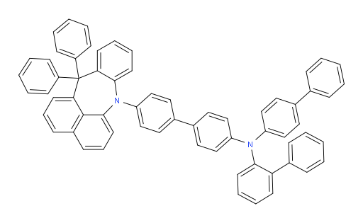 N-([1,1'-biphenyl]-4-yl)-N-(4'-(12,12-diphenylbenzo[f]naphtho[1,8-bc]azepin-7(12H)-yl)-[1,1'-biphenyl]-4-yl)-[1,1'-biphenyl]-2-amine