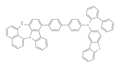 N-(4'-(4H-naphtho[1',8':5,6,7][1,4]diazepino[3,2,1-jk]carbazol-7-yl)-[1,1'-biphenyl]-4-yl)-N-([1,1'-biphenyl]-2-yl)dibenzo[b,d]furan-2-amine