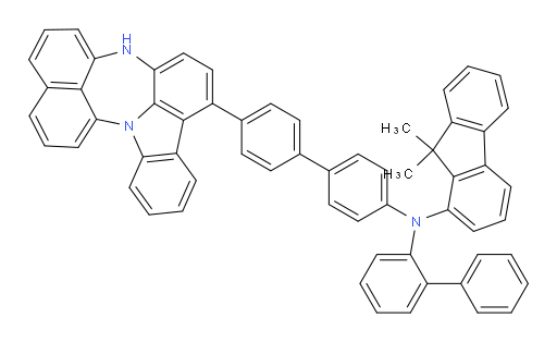 N-(4'-(4H-naphtho[1',8':5,6,7][1,4]diazepino[3,2,1-jk]carbazol-7-yl)-[1,1'-biphenyl]-4-yl)-N-([1,1'-biphenyl]-2-yl)-9,9-dimethyl-9H-fluoren-1-amine