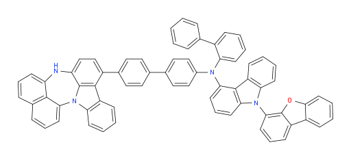 N-(4'-(4H-naphtho[1',8':5,6,7][1,4]diazepino[3,2,1-jk]carbazol-7-yl)-[1,1'-biphenyl]-4-yl)-N-([1,1'-biphenyl]-2-yl)-9-(dibenzo[b,d]furan-4-yl)-9H-carbazol-4-amine