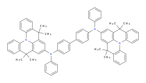 N4,N4'-diphenyl-N4,N4'-bis(5,5,9,9-tetramethyl-5,9-dihydroquinolino[3,2,1-de]acridin-7-yl)-[1,1'-biphenyl]-4,4'-diamine