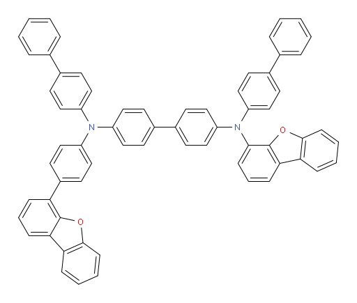 N4,N4'-di([1,1'-biphenyl]-4-yl)-N4-(dibenzo[b,d]furan-4-yl)-N4'-(4-(dibenzo[b,d]furan-4-yl)phenyl)-[1,1'-biphenyl]-4,4'-diamine