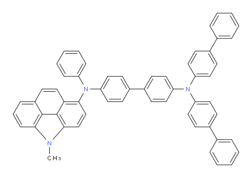 N4,N4-di([1,1'-biphenyl]-4-yl)-N4'-(4-methyl-4H-benzo[def]carbazol-1-yl)-N4'-phenyl-[1,1'-biphenyl]-4,4'-diamine
