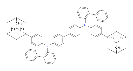 N4,N4'-di([1,1'-biphenyl]-2-yl)-N4,N4'-bis(4-(adamantan-1-yl)phenyl)-[1,1'-biphenyl]-4,4'-diamine