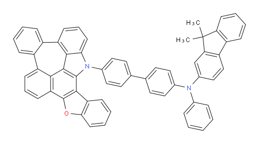 N-(4'-(16H-11-oxa-16-azadibenzo[g,ij]indeno[1',2':3,4]naphtho[2,1,8-cde]azulen-16-yl)-[1,1'-biphenyl]-4-yl)-9,9-dimethyl-N-phenyl-9H-fluoren-2-amine