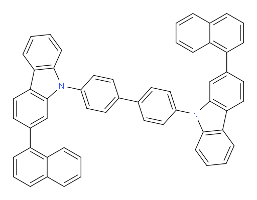 4,4'-bis(2-(naphthalen-1-yl)-9H-carbazol-9-yl)-1,1'-biphenyl