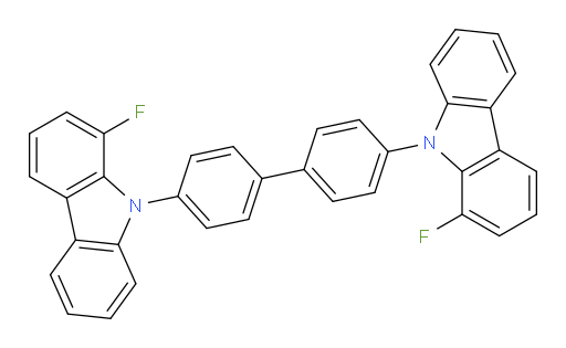 4,4'-bis(1-fluoro-9H-carbazol-9-yl)-1,1'-biphenyl