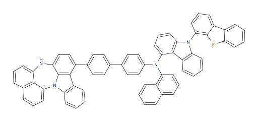 N-(4'-(4H-naphtho[1',8':5,6,7][1,4]diazepino[3,2,1-jk]carbazol-7-yl)-[1,1'-biphenyl]-4-yl)-9-(dibenzo[b,d]thiophen-4-yl)-N-(naphthalen-1-yl)-9H-carbazol-4-amine