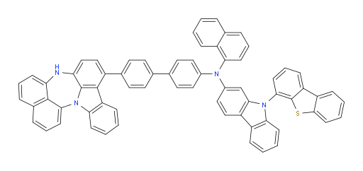N-(4'-(4H-naphtho[1',8':5,6,7][1,4]diazepino[3,2,1-jk]carbazol-7-yl)-[1,1'-biphenyl]-4-yl)-9-(dibenzo[b,d]thiophen-4-yl)-N-(naphthalen-1-yl)-9H-carbazol-2-amine