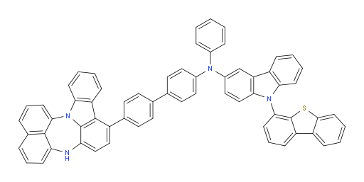 N-(4'-(4H-naphtho[1',8':5,6,7][1,4]diazepino[3,2,1-jk]carbazol-7-yl)-[1,1'-biphenyl]-4-yl)-9-(dibenzo[b,d]thiophen-4-yl)-N-phenyl-9H-carbazol-3-amine