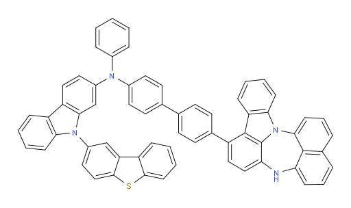 N-(4'-(4H-naphtho[1',8':5,6,7][1,4]diazepino[3,2,1-jk]carbazol-7-yl)-[1,1'-biphenyl]-4-yl)-9-(dibenzo[b,d]thiophen-2-yl)-N-phenyl-9H-carbazol-2-amine