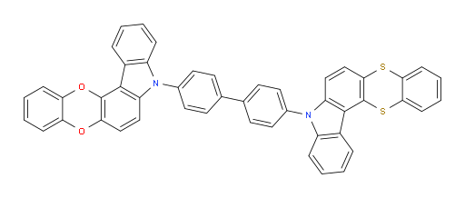 8-(4'-(8H-benzo[5,6][1,4]dithiino[2,3-c]carbazol-8-yl)-[1,1'-biphenyl]-4-yl)-8H-benzo[5,6][1,4]dioxino[2,3-c]carbazole