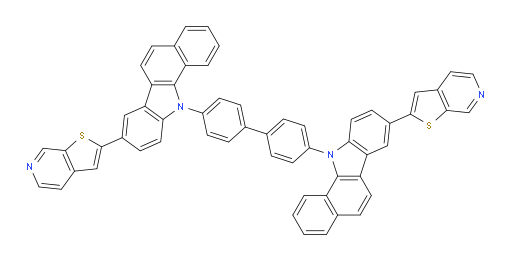4,4'-bis(8-(thieno[2,3-c]pyridin-2-yl)-11H-benzo[a]carbazol-11-yl)-1,1'-biphenyl