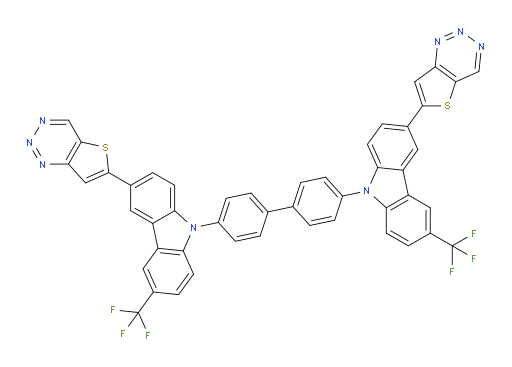 4,4'-bis(3-(thieno[3,2-d][1,2,3]triazin-6-yl)-6-(trifluoromethyl)-9H-carbazol-9-yl)-1,1'-biphenyl