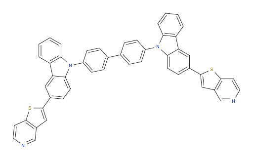 4,4'-bis(3-(thieno[3,2-c]pyridin-2-yl)-9H-carbazol-9-yl)-1,1'-biphenyl