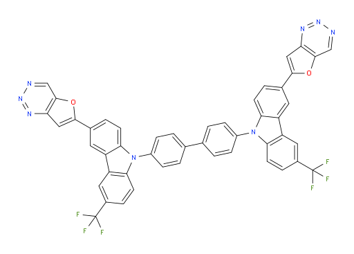 4,4'-bis(3-(furo[3,2-d][1,2,3]triazin-6-yl)-6-(trifluoromethyl)-9H-carbazol-9-yl)-1,1'-biphenyl