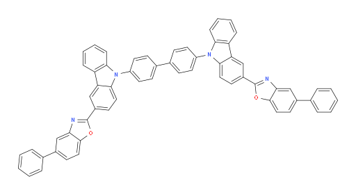 4,4'-bis(3-(5-phenylbenzo[d]oxazol-2-yl)-9H-carbazol-9-yl)-1,1'-biphenyl