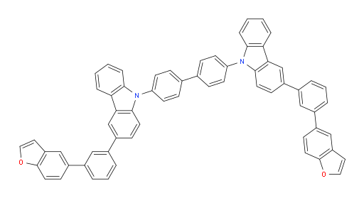 4,4'-bis(3-(3-(benzofuran-5-yl)phenyl)-9H-carbazol-9-yl)-1,1'-biphenyl