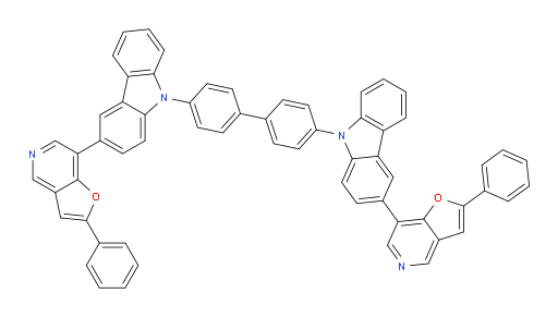 4,4'-bis(3-(2-phenylfuro[3,2-c]pyridin-7-yl)-9H-carbazol-9-yl)-1,1'-biphenyl