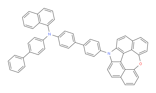 N-(4'-(12H-6-oxa-12-azaindeno[2,1,7,6-ghij]pleiaden-12-yl)-[1,1'-biphenyl]-4-yl)-N-([1,1'-biphenyl]-4-yl)naphthalen-1-amine