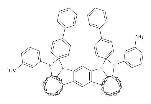 4',4'''-(indolo[2,3-b]carbazole-5,7-diyl)bis(N-phenyl-N-(m-tolyl)-[1,1'-biphenyl]-4-amine)