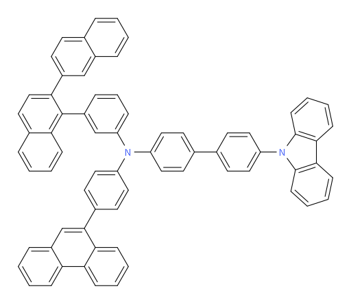 N-(3-([2,2'-binaphthalen]-1-yl)phenyl)-4'-(9H-carbazol-9-yl)-N-(4-(phenanthren-9-yl)phenyl)-[1,1'-biphenyl]-4-amine