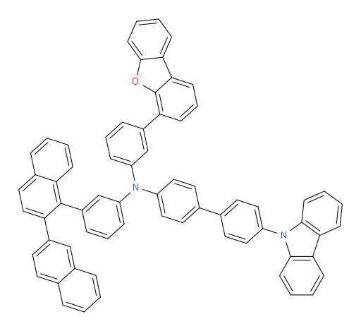 N-(3-([2,2'-binaphthalen]-1-yl)phenyl)-4'-(9H-carbazol-9-yl)-N-(3-(dibenzo[b,d]furan-4-yl)phenyl)-[1,1'-biphenyl]-4-amine