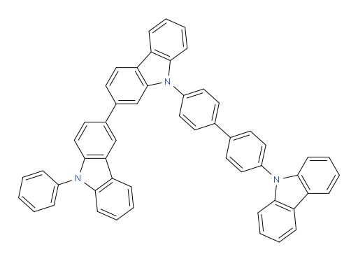 9-(4'-(9H-carbazol-9-yl)-[1,1'-biphenyl]-4-yl)-9'-phenyl-9H,9'H-2,3'-bicarbazole