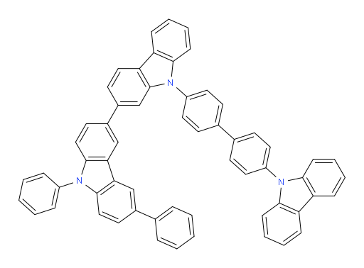9-(4'-(9H-carbazol-9-yl)-[1,1'-biphenyl]-4-yl)-6',9'-diphenyl-9H,9'H-2,3'-bicarbazole
