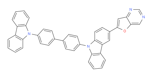 6-(9-(4'-(9H-carbazol-9-yl)-[1,1'-biphenyl]-4-yl)-9H-carbazol-3-yl)furo[3,2-d]pyrimidine