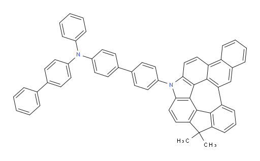 N-([1,1'-biphenyl]-4-yl)-4'-(3,3-dimethyl-14-azafluoreno[3',4',5':3,4,5,6]azuleno[7,8,1-mna]phenanthren-14(3H)-yl)-N-phenyl-[1,1'-biphenyl]-4-amine