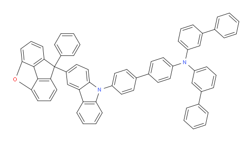 N-([1,1'-biphenyl]-3-yl)-N-(4'-(3-(8-phenyl-8H-fluoreno[4,5-bcd]furan-8-yl)-9H-carbazol-9-yl)-[1,1'-biphenyl]-4-yl)-[1,1'-biphenyl]-3-amine