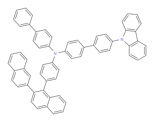 N-([1,1'-biphenyl]-4-yl)-N-(4-([2,2'-binaphthalen]-1-yl)phenyl)-4'-(9H-carbazol-9-yl)-[1,1'-biphenyl]-4-amine