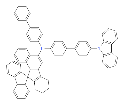 N-(4'-(9H-carbazol-9-yl)-[1,1'-biphenyl]-4-yl)-N-([1,1'-biphenyl]-4-yl)-7,8,9,10-tetrahydrospiro[benzo[a]fluorene-11,9'-fluoren]-5-amine