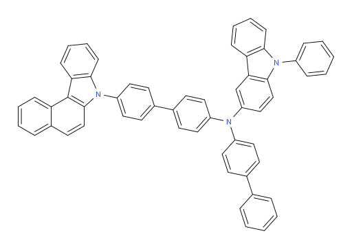 N-(4'-(7H-benzo[c]carbazol-7-yl)-[1,1'-biphenyl]-4-yl)-N-([1,1'-biphenyl]-4-yl)-9-phenyl-9H-carbazol-3-amine