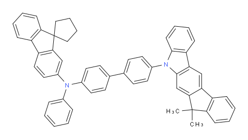 N-(4'-(7,7-dimethylindeno[2,1-b]carbazol-5(7H)-yl)-[1,1'-biphenyl]-4-yl)-N-phenylspiro[cyclopentane-1,9'-fluoren]-2'-amine