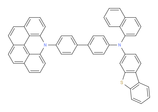 N-(4'-(6H-naphtho[2,1,8,7-klmn]acridin-6-yl)-[1,1'-biphenyl]-4-yl)-N-(naphthalen-1-yl)dibenzo[b,d]thiophen-3-amine