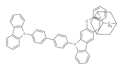 7'-(4'-(9H-carbazol-9-yl)-[1,1'-biphenyl]-4-yl)-7'H-spiro[adamantane-2,13'-chromeno[2,3-b]carbazole]