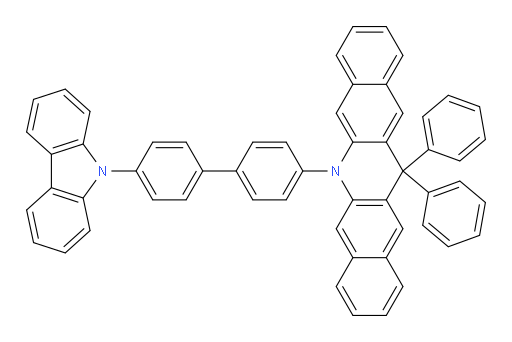 6-(4'-(9H-carbazol-9-yl)-[1,1'-biphenyl]-4-yl)-13,13-diphenyl-6,13-dihydrodibenzo[b,i]acridine