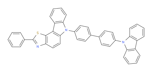 6-(4'-(9H-carbazol-9-yl)-[1,1'-biphenyl]-4-yl)-2-phenyl-6H-thiazolo[4,5-c]carbazole