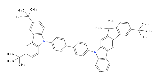 10-(tert-butyl)-5-(4'-(3,6-di-tert-butyl-9H-carbazol-9-yl)-[1,1'-biphenyl]-4-yl)-7,7-dimethyl-5,7-dihydroindeno[2,1-b]carbazole
